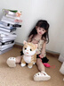 帕龍兒童玩具貓咪仿真吐舌舔舔貓0-1歲毛絨玩偶玩具3-6歲女孩生日禮物 加菲貓【USB充電】33cm大號 曬單實拍圖