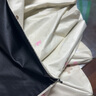 天堂傘黑膠防曬防紫外線晴雨傘兩用傘太陽傘女士三折小清新遮陽傘upf50+ 浪漫櫻花【米黃】 曬單實(shí)拍圖