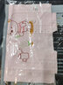 班得夏季嬰兒背心純棉內(nèi)穿春秋肩扣款新生兒寶寶純棉內(nèi)衣 小樹熊粉色 48 半背(新生兒/約5-8斤) 曬單實(shí)拍圖