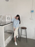 ZUOSAISI品牌女鞋休閑鞋小白鞋女真皮平底透氣舒適板鞋女2025秋季鞋子女 白紅色 37 曬單實(shí)拍圖