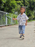 拉拉豬拉拉豬春秋季兒童運動鞋男小童幼童鞋嬰兒學(xué)步機能鞋女童寶寶鞋子 海藍白 27 （內(nèi)長16.5適合腳長16） 曬單實拍圖