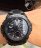 卡西歐（CASIO）手表男GSHOCK鋼鐵黑暗之心時尚藍(lán)牙太陽能防水運(yùn)動學(xué)生電子表禮物 GST-B400BB-1A 鋼鐵黑武士 曬單實拍圖