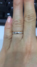 周生生PROMESSA小皇冠18K金Pt950鉑金鉆石情侶結(jié)婚戒指85445R 09圈 曬單實拍圖