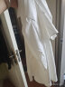 FitonTon法式衬衫女2023夏季白色设计感韩版职业面试通勤短袖衬衣 M 晒单实拍图