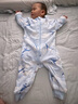 i-baby/英倫寶貝紗布睡袋嬰幼兒防踢被春夏四層紗布分腿睡袋鯤騰游云100 曬單實(shí)拍圖