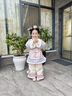 旗鉑漢服女童秋冬2025新款兒童格格服國風(fēng)唐裝冬裝女寶古風(fēng)古裝冬 錦初套裝 120cm 曬單實(shí)拍圖