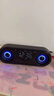 HKMW索尼（SOYN)同款AI智能無(wú)線(xiàn)藍牙音響雙喇叭低音炮電子鬧鈴時(shí)鐘學(xué)生鬧鐘迷你小音箱 黑色智能版【HiFi立體聲+智能七彩鬧鐘+大電池】 官方標配 曬單實(shí)拍圖
