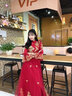 塞德勒敬酒服新娘2025秋季長(cháng)袖新中式結婚遮肚子晚禮服女 酒紅色長(cháng)款 XL 曬單實(shí)拍圖