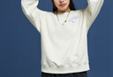 特步（XTEP）鉅惠衛衣男女裝運動(dòng)服針織上衣寬松圓領(lǐng)長(cháng)袖t恤打底衫運動(dòng)套頭衫 正黑色-0065（女款-長(cháng)T） XL 曬單實(shí)拍圖