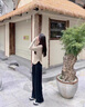 萬欣兒衛(wèi)衣春秋季新款女裝韓版連帽時尚打底t恤長款長袖女 卡其色 M 建議90-105斤 曬單實(shí)拍圖