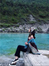 幽集雅民族風(fēng)西藏旅游穿搭斗篷保暖披肩拉薩圍巾女云南外搭加厚毯子披風(fēng) 孔雀藍(lán) 曬單實拍圖