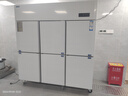 海爾（Haier）商用廚房冰箱四開(kāi)門(mén)六門(mén)立式冷藏冷凍冰箱酒店不銹鋼廚房柜操作臺飯店餐廳食堂廚房冰柜冷藏冷凍柜 六門(mén)雙溫1450升SL-1450C3D3S 曬單實(shí)拍圖