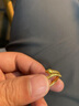 樂靈黃金戒指女足金999金蛇固圈屬蛇形戒指送新年情人節(jié)女生日禮物 10#圈口/黃金戒指女 金重約1.5g/克重多退少補(bǔ) 曬單實(shí)拍圖