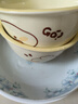 佩爾森（CERAMICS）可愛(ài)鴨陶瓷卡通碗碟套裝個(gè)人家用奶油風(fēng)盤(pán)子可 4.7英寸碗4個(gè) 1件套 可愛(ài) 曬單實(shí)拍圖