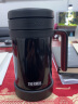 膳魔师（THERMOS）保温杯子500ml带茶漏真空不锈钢桌面马克咖啡泡茶杯TCMF-501 BK 实拍图