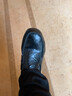 藏美時(shí)代豆豆鞋男真皮休閑皮鞋軟底加大碼2021新款軟底開車牛皮一腳蹬懶人 黑色 (按皮鞋碼拍) 42 曬單實(shí)拍圖