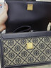 湯麗柏琦（Tory Burch）T MONOGRAM單肩斜挎經(jīng)典TB女包風(fēng)琴包 送女友 中秋節送禮 海軍藍（小號） 135845-405 曬單實(shí)拍圖