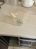 弗萊文茨耐熱玻璃杯家用牛奶杯子帶刻度吸管水杯寶寶沖泡奶粉杯帶把刻度杯 寬邊刻度牛奶杯350ml（1只） 曬單實(shí)拍圖