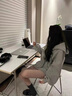 灰色開衫衛(wèi)衣外套女春秋季薄款寬松高級感oversize慵懶風(fēng)連帽百搭 灰色【春秋薄款】 M ( 適合95斤內(nèi) ) 曬單實(shí)拍圖