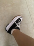 匡威（Converse）RunStarHike 黑白熊貓 高幫厚底增高帆布運(yùn)動(dòng)鞋情侶休閑鞋男女鞋 168816C 黑色 37.5 /5 曬單實(shí)拍圖
