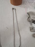 夢(mèng)君宸S9990足銀泰銀男士項鏈銀項鏈平安紋復古個(gè)性男款潮男粗長(cháng)送男友 4mm60厘米約52克+證書(shū) 曬單實(shí)拍圖