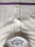 yhv立領(lǐng)短袖襯衫男士修身商務(wù)休閑牛津紡中國風(fēng)職業(yè)面試工裝襯衣夏季 1688016白色牛津紡立領(lǐng)短袖 L (40) 曬單實(shí)拍圖