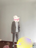 啄木鳥(niǎo)（TUCANO）西服套裝男士輕熟風(fēng)休閑寬松上衣服潮流外套雅痞帥dk制服男小西裝 【三件套】杏色色休閑西服+垂感 XL 125-145斤 曬單實(shí)拍圖