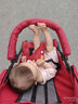HAPPY GENERAL嬰兒推車(chē)輕便折疊可坐式寶寶幼兒童手推簡(jiǎn)易小巧便攜遛娃一鍵收車(chē) 標準紅(可坐可躺) 曬單實(shí)拍圖