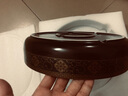 泥印 古韻陶瓷茶盤烏金石盤面家用簡(jiǎn)易圓形茶托辦公會(huì)客小型茶臺(tái) T79-02A 古韻茶盤-大號(hào) 曬單實(shí)拍圖