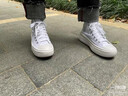 匡威（Converse）【滔搏運(yùn)動(dòng)】CONVERSE/匡威女鞋厚底高幫帆布鞋AllStar增高休閑 568498C 37 曬單實(shí)拍圖