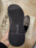 VOLO犀牛男鞋商务休闲皮鞋男士软皮软底舒适正装皮鞋 灰色 40  实拍图