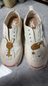 快樂(lè )瑪麗（J&M）帆布鞋女士樂(lè )福鞋春夏小白鞋厚底休閑時(shí)尚一腳蹬女鞋 米白色 39  曬單實(shí)拍圖