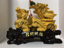 禮之源 招財(cái)貔貅金蟾玉白菜擺件 開業(yè)禮品工藝品辦公室桌面客廳家居 中號(hào)沙金色貔貅白菜 曬單實(shí)拍圖