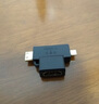 綠聯(lián) Mini HDMI轉(zhuǎn)HDMI接頭 Micro HDMI轉(zhuǎn)HDMI轉(zhuǎn)換頭高清互轉(zhuǎn)大轉(zhuǎn)小平板相機(jī)連電腦電視顯示器 Mini HDMI+Micro HDMI二合一 曬單實(shí)拍圖