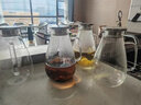 森高派冷水壺玻璃耐高溫家用涼白開(kāi)水杯耐熱泡茶壺涼水壺玻璃大扎壺套裝 透明色盛夏壺2.4L1只 曬單實(shí)拍圖