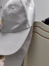 黛米安妮莎 帽子男韩版潮流棒球帽情侣款纯色春夏季遮阳帽女户外休闲鸭舌帽 白色 均码（可调节） 实拍图