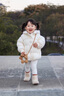 G.DUCKKIDS小黃鴨女童加絨棉衣外套冬裝兒童棉服女孩寶寶冬季加厚保暖棉襖 黃色 90 尺碼1~2歲【 80-90cm】 曬單實拍圖