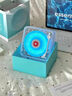 色果冰糖透明藍牙音箱氛圍燈無(wú)線(xiàn)復古唱片機小音響便攜可插卡家用桌面電腦音箱實(shí)用高級感生日禮物男女 薄荷綠【藍牙音箱+氛圍燈光】 曬單實(shí)拍圖