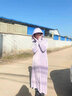 馬迪安長款防曬衣女款2023夏季新款全身開衫冰絲薄款防曬服防紫外線罩衫 【升級防曬鏡】淺芋紫 均碼(120-160斤) 曬單實拍圖