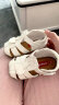 卡特兔儿童凉鞋夏季女宝宝公主鞋男婴童包头软底学步鞋 xz36白色12.5cm 实拍图
