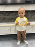 纖絲鳥（TINSINO）兒童長袖T恤男女童t恤純棉卡通印花百搭打底上衣中小童衣服童裝 曬單實拍圖