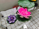 【仿真荷花/葉】仿真荷花荷葉蓮花舞蹈道具荷花水上漂睡蓮浮水蓮花葉魚(yú)池裝飾荷葉 青煙墨香 8件荷花葉套餐 曬單實(shí)拍圖