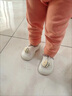 G.DUCKKIDS小黃鴨地板襪兒童襪套寶寶防滑厚底學(xué)步室內小童襪子鞋嬰兒地板鞋 米白色-2024年上新 內長(cháng)13.5cm1周歲左右 曬單實(shí)拍圖