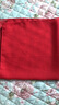 璽檸XINING舞蹈絲巾手絹花絲巾膠州秧歌紗巾方巾跳舞紅色用表演 正方形 道具 純色絲巾--大紅 曬單實(shí)拍圖