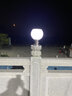 道輝 太陽能柱頭燈led戶外庭院燈家用防水圍墻燈花園不銹鋼外墻圓球燈 太陽能款-加大號(hào)40cm-不銹鋼底座 曬單實(shí)拍圖