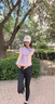 夫路尼優(yōu)跑步運(yùn)動(dòng)套裝女速干透氣瑜伽服女普拉提健身服女五件套 紫色【短袖】五件套(黑褲) L【建議體重100-112斤】 曬單實(shí)拍圖