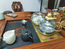 新功（SEKO） 自動(dòng)上水電熱水壺茶臺(tái)燒水壺一體泡茶專用茶具套裝電水壺玻璃電茶爐嵌入式泡茶爐F92/F99 1L 自動(dòng)上水玻璃電熱水壺F92【尺寸37*20】 曬單實(shí)拍圖