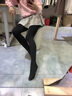 莫代爾春秋中厚絲襪女連褲襪加絨加厚打底褲防勾絲肉色大碼踩腳秋冬絲襪 2條 黑色連腳[裝] 均碼70g[不加絨]75-140斤 曬單實(shí)拍圖