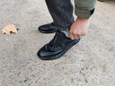 三利泰（SANLITAI）特大碼男鞋46加大號加寬休閑皮鞋47秋季新款運動(dòng)鞋48黑色男士單鞋 68815黑色 47 曬單實(shí)拍圖