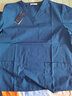 ANNO安諾/ANNO 洗手服刷手衣男女衣服手術(shù)護(hù)士服短袖衣 可定制印花繡 湖藍(lán)色 XXL 曬單實拍圖